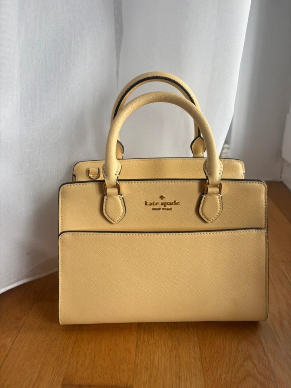 Kate Spade New York Butter Yellow Structured Satchel